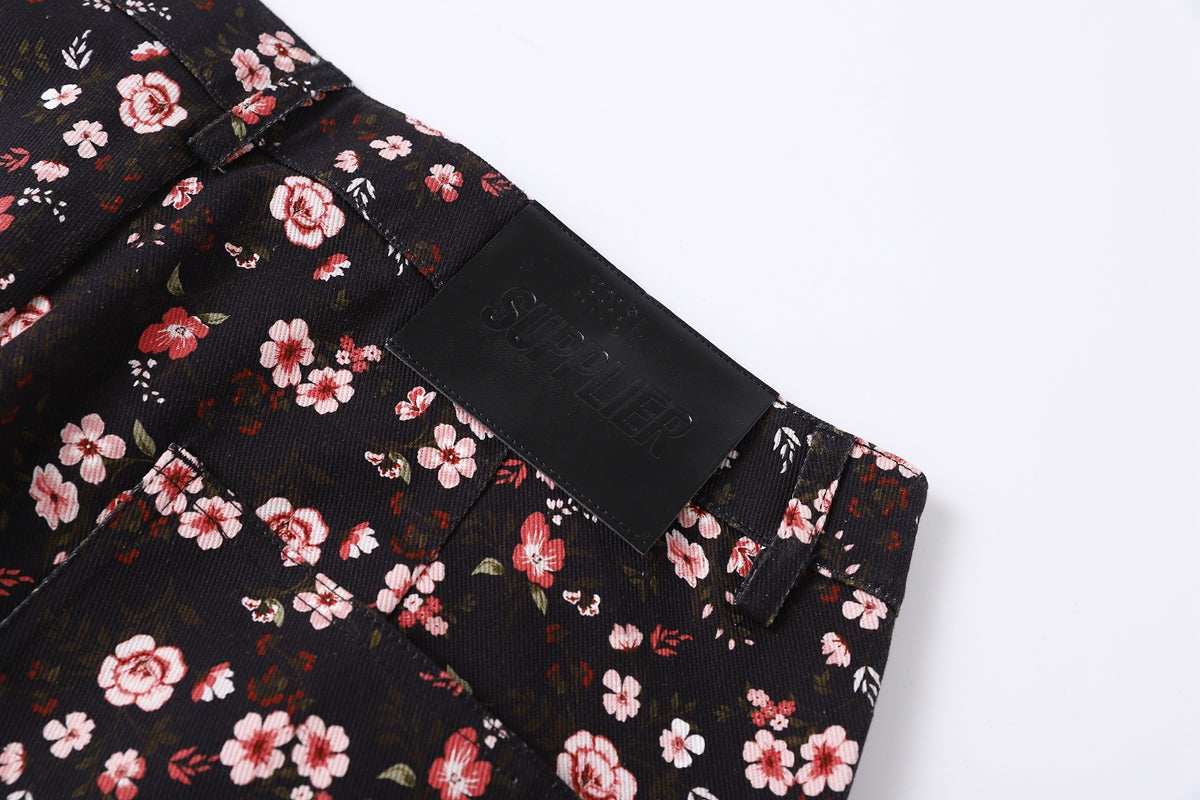 FLOWER CARGO PANTS